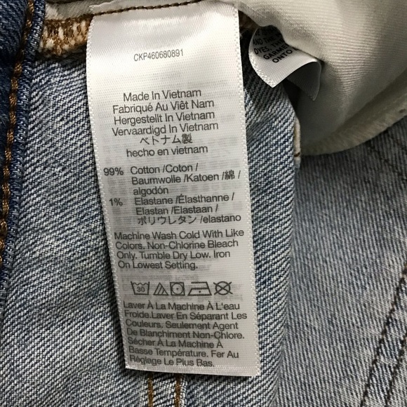 Madewell The Perfect Vintage Jean in Coney Wash: Destroyed Edition Size 27P. - Picture 10 of 11